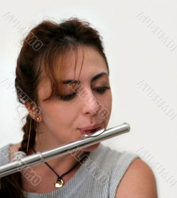Beautiful Flutist