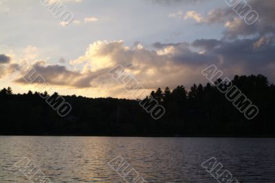 Scenic lake view