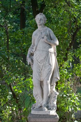 Statue in park