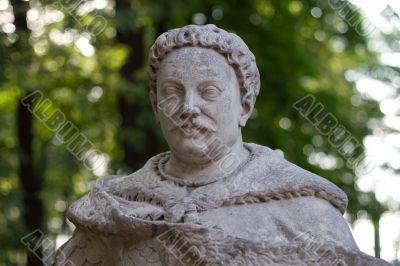 Statue in park