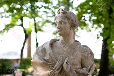 Statue in park