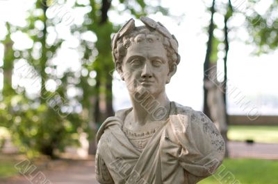 Statue in park