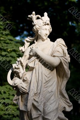 Statue in park