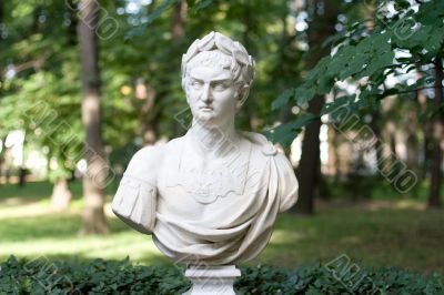 Statue in park
