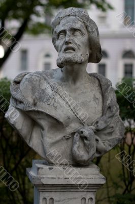 Statue in park