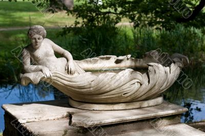 Statue in park