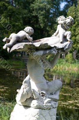 Statue in park