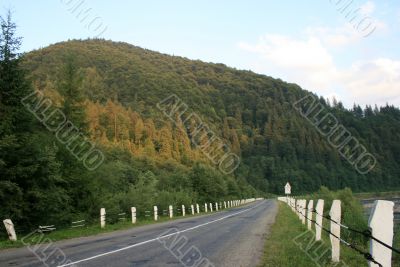 Road in the mountains