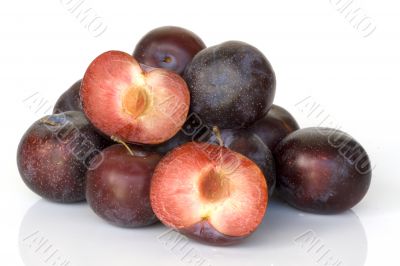 Plums, summer fruits,