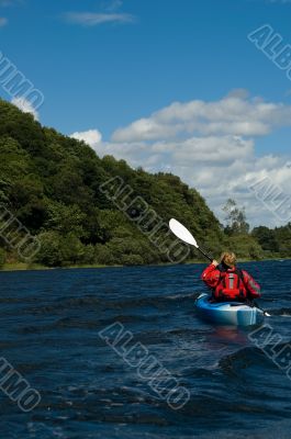 Kayaking on Lake Windermere