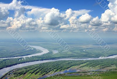 Tumbling of river