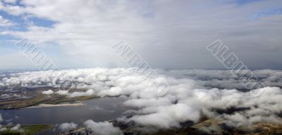 White clouds