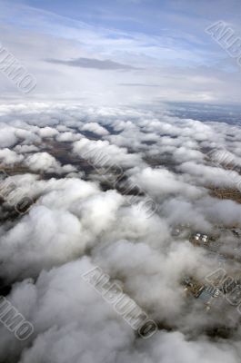 White clouds