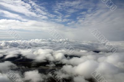 White clouds