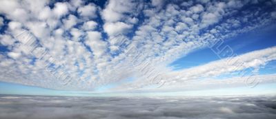 White clouds