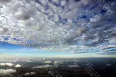 White clouds