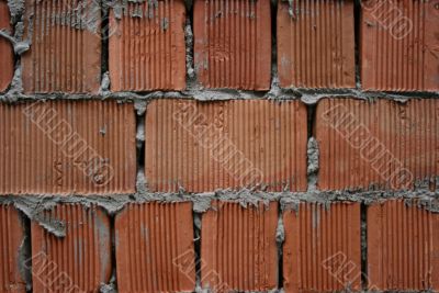 Red brick wall