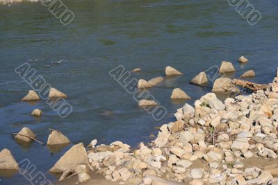 River stones