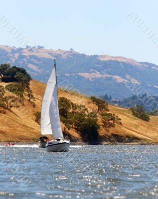 Sail on the lake