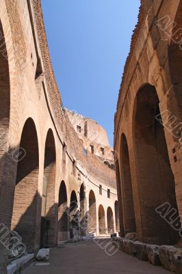 inside the colosseum