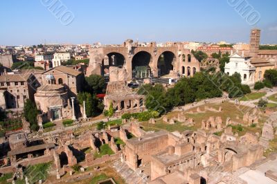 roman forum panorama