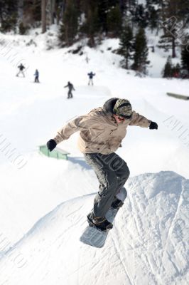 Snowboard jump