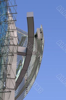 Modern building abstract