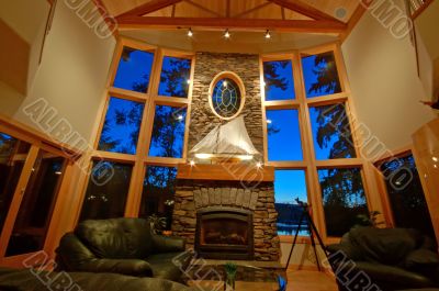 Interior of an Upscale House