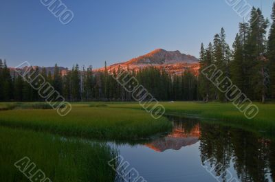 Mountain reflections