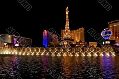  Night fountains