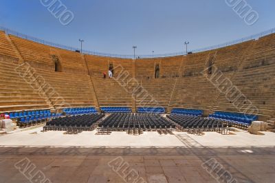 Sight from a stage.