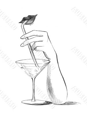 drink in glass