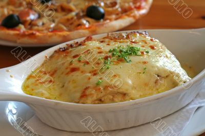 Baked lasagna