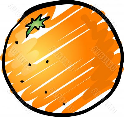 Orange illustration