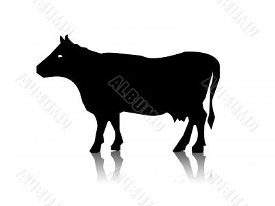 Cow silhouette