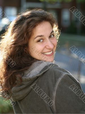 Happy young woman