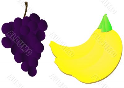 Bananas and Grapes