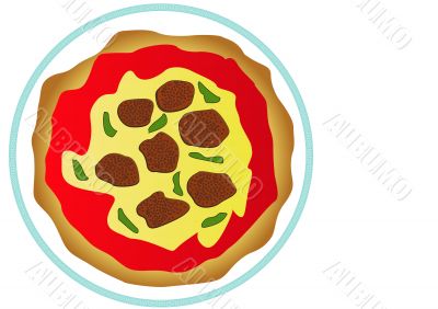 Italian Peperoni Pizza