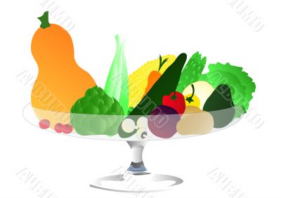Vegetables in Bowl