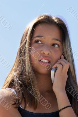 Girl on the phone