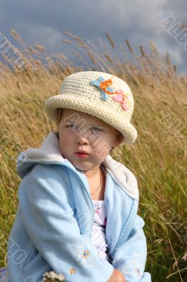 Child in a hat