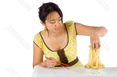 Spaghetti and chopsticks