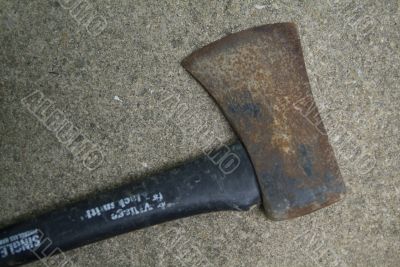 rusty axe