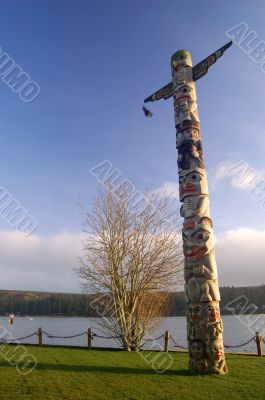Northwest totem pole