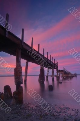 Sunset on the bay