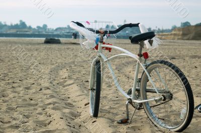 bicycle on the beach