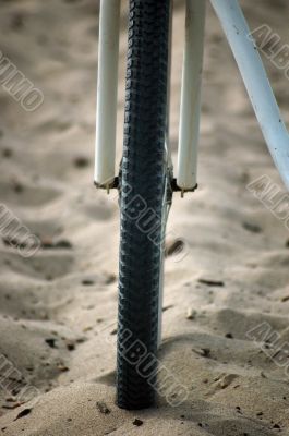 bicycle on the beach