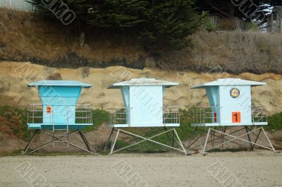 lifeguard shacks