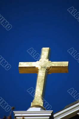 Cross on a church