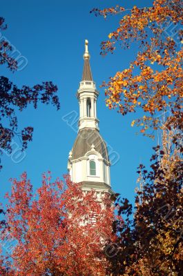 Cross on a church